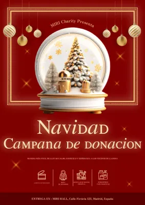 promoción navideña tradicional roja