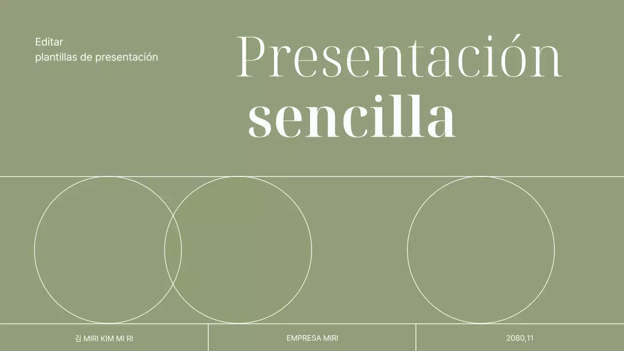 Documentación de la Presentación Sencilla de Caqui