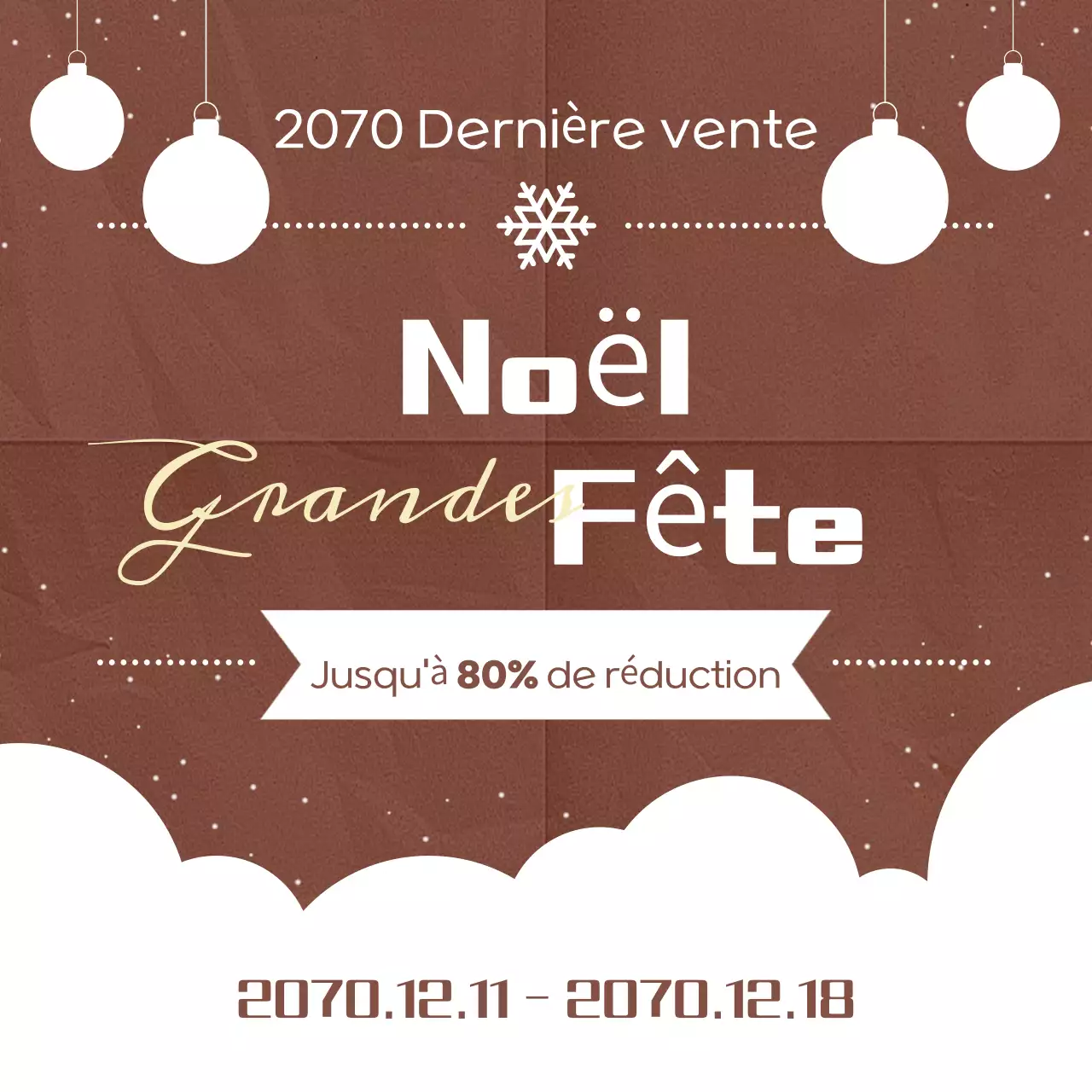 Événement de Noël Red Vintage