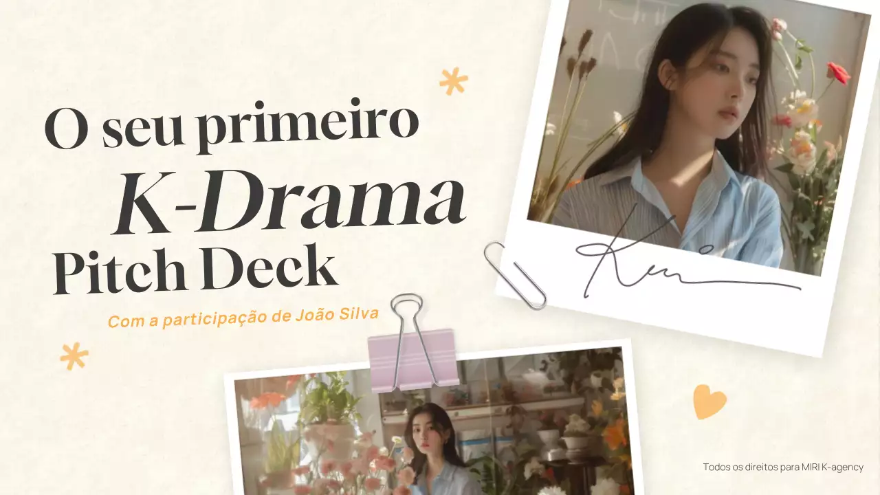 bege moderno drama pitch persentation