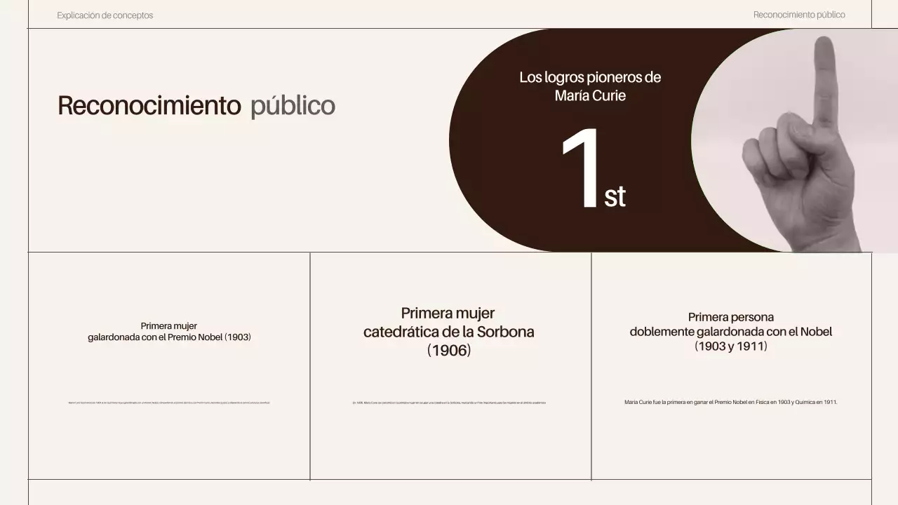 brown classy scientist biographies presentation