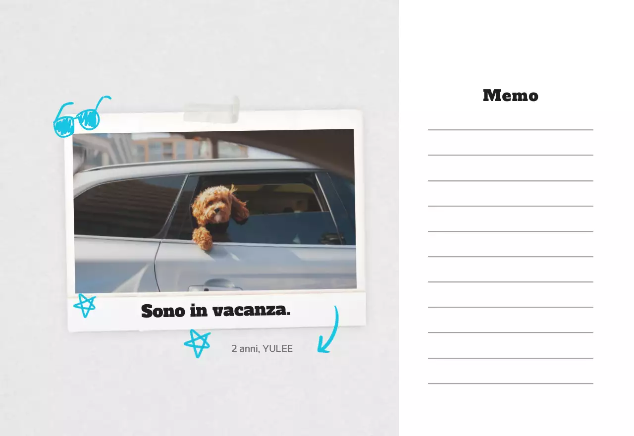 Calendario fotografico bianco per animali domestici puliti