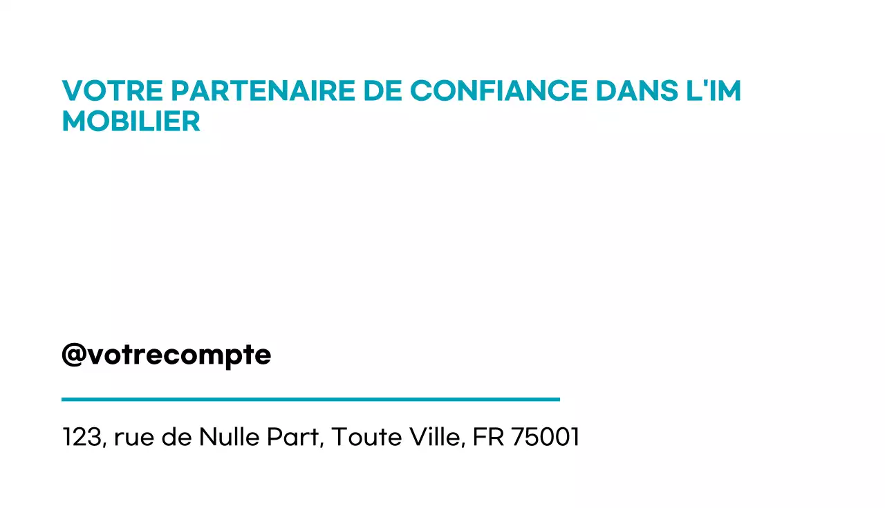 carte immobilière moderne sarcelle