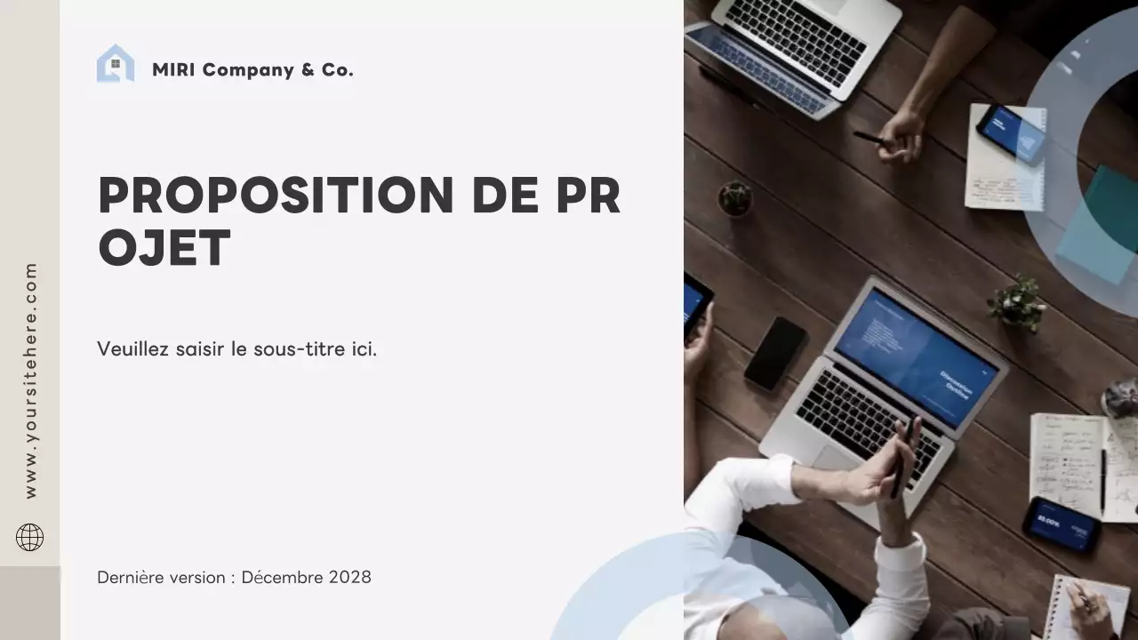 plan d'affaires moderne gris