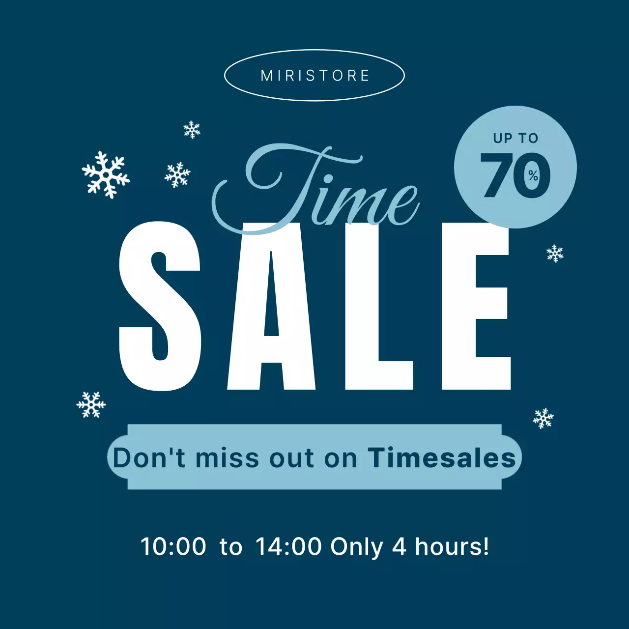 Bài đăng trên mạng xã hội khuyến mại Blue Bold