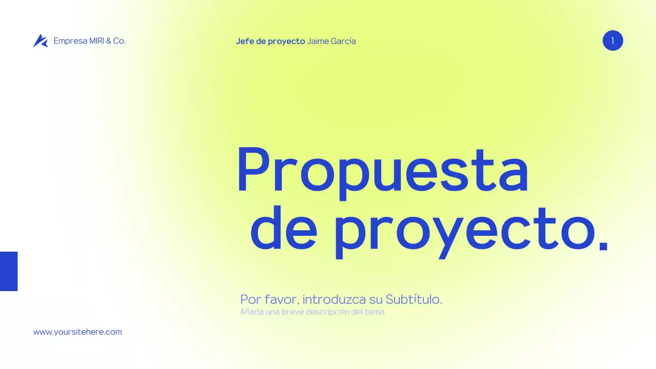 Documento de propuesta de proyecto ecológico moderno
