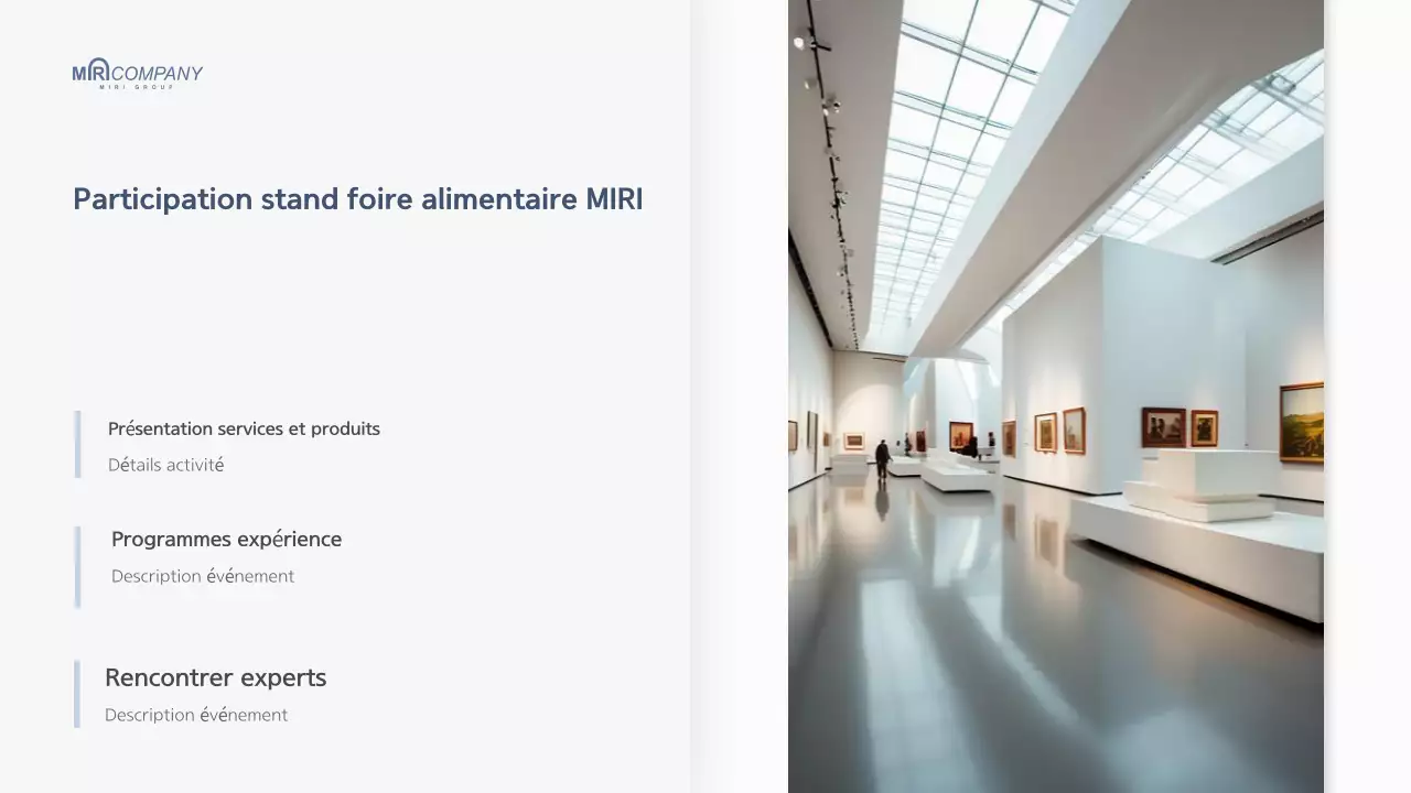 Rapport de fin d'année d'une entreprise moderne et blanche