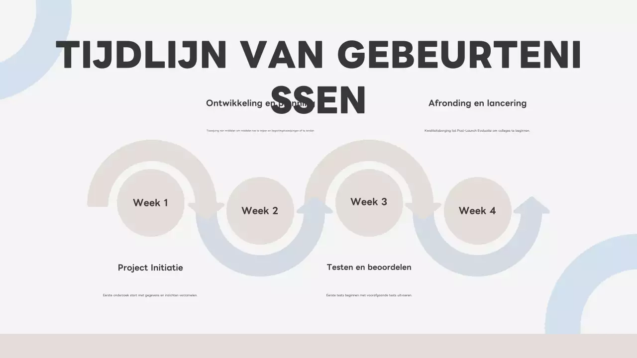 grijs modern bedrijfsplan document