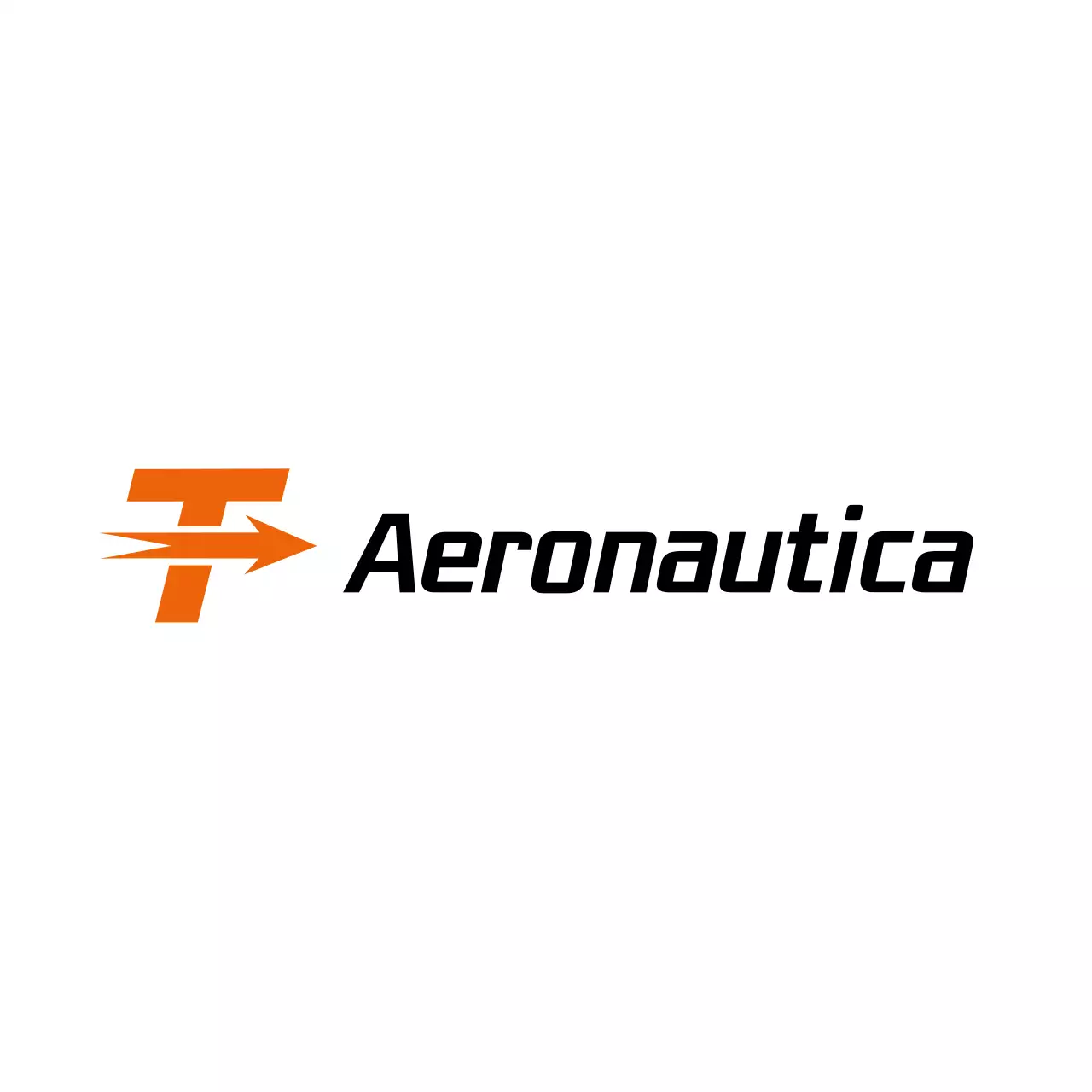 arancione marchio moderno dell'aviazione