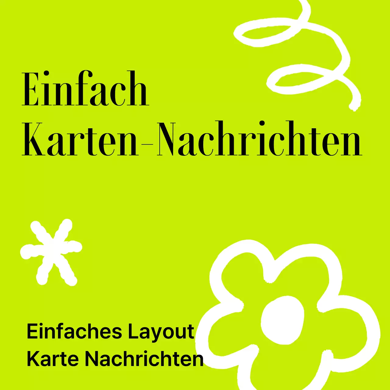 Bewerben Sie Ihre jährlichen einfachen Nachrichten