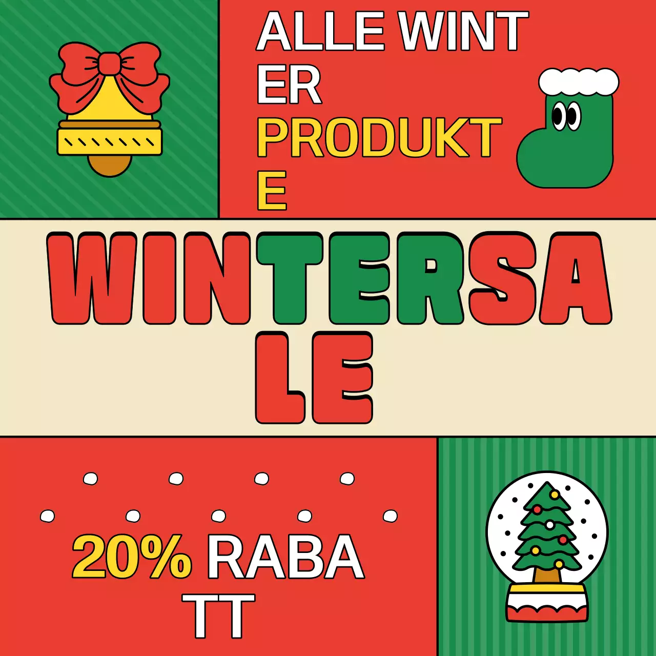 Red Simple Weihnachtsverkauf