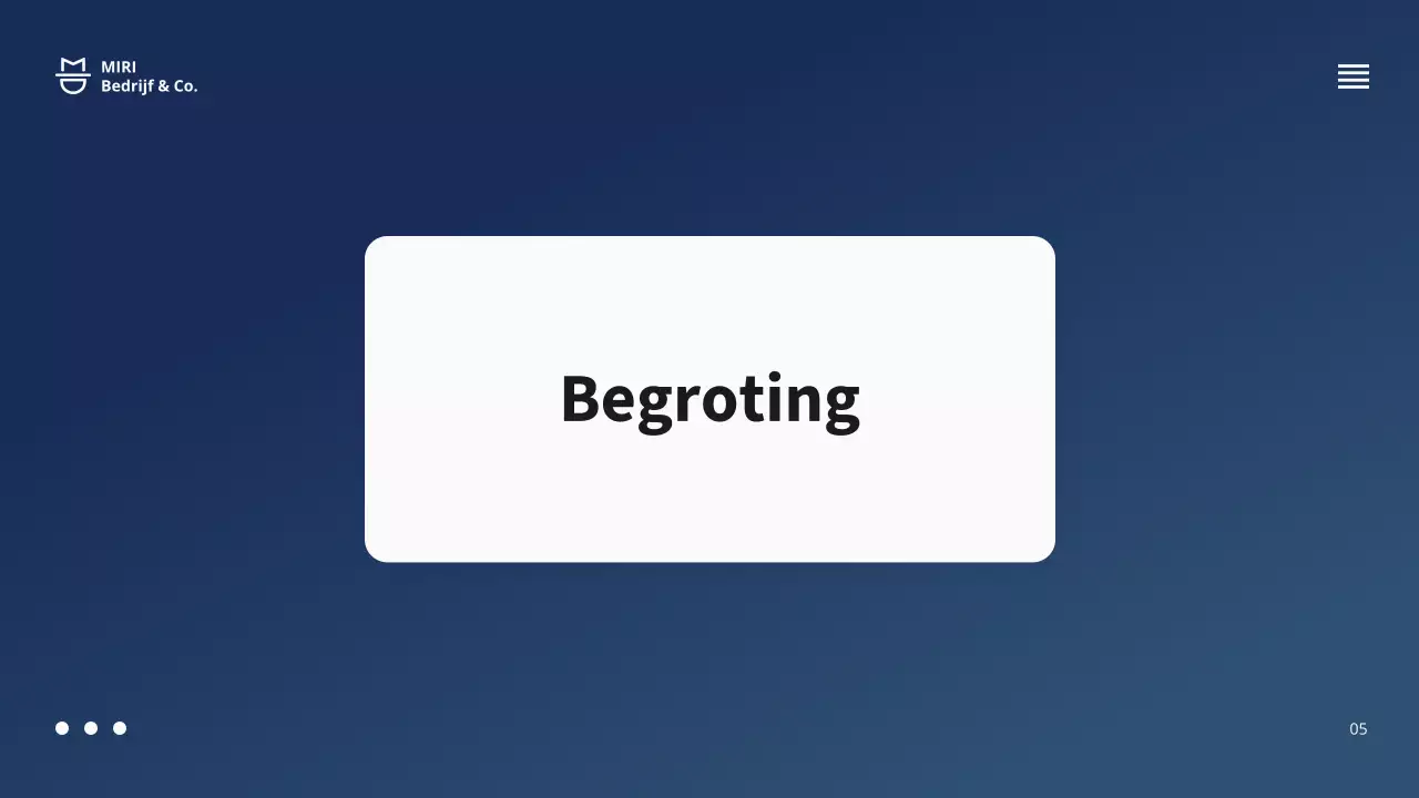 Navy Business Project Voorstel Presentatie