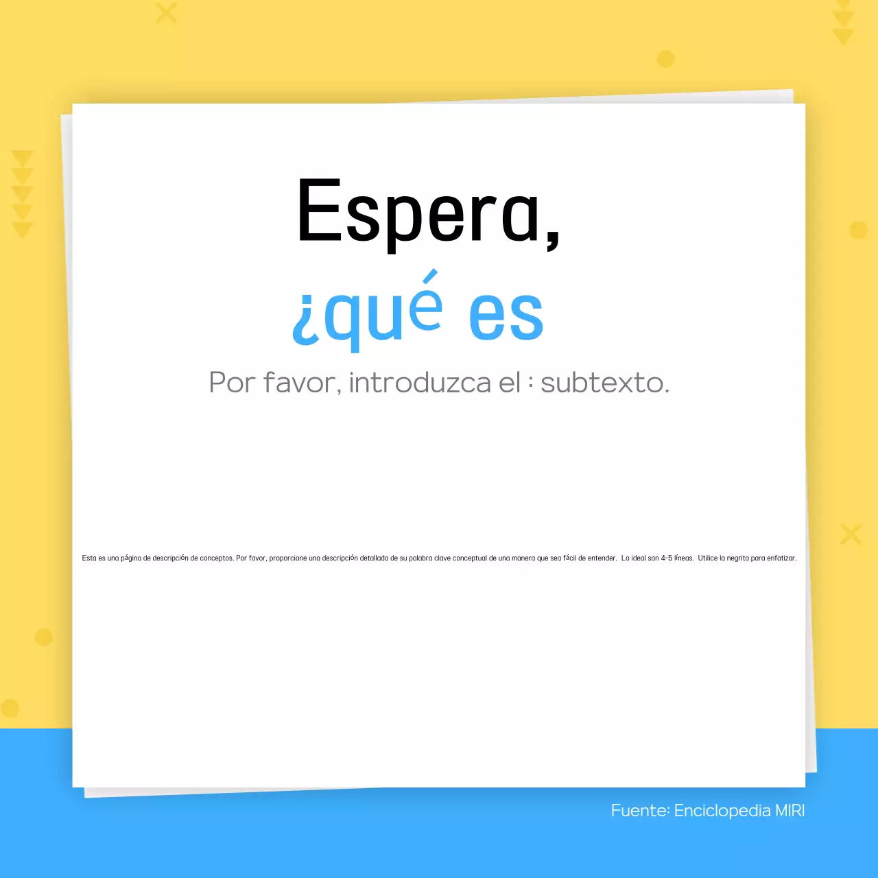 Un sencillo boletín empresarial en azul claro y blanco