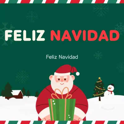Fiestas navideñas verdes y acogedoras