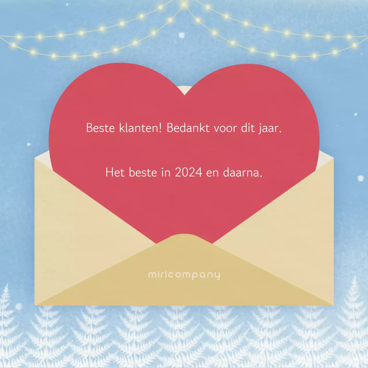 Blauwe eenvoudige kerstgroeten