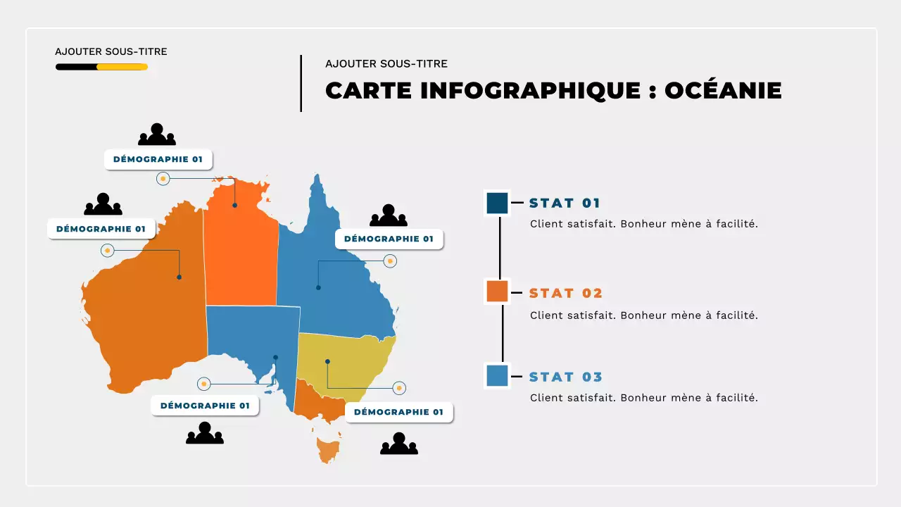 guide infographique du monde moderne bleu
