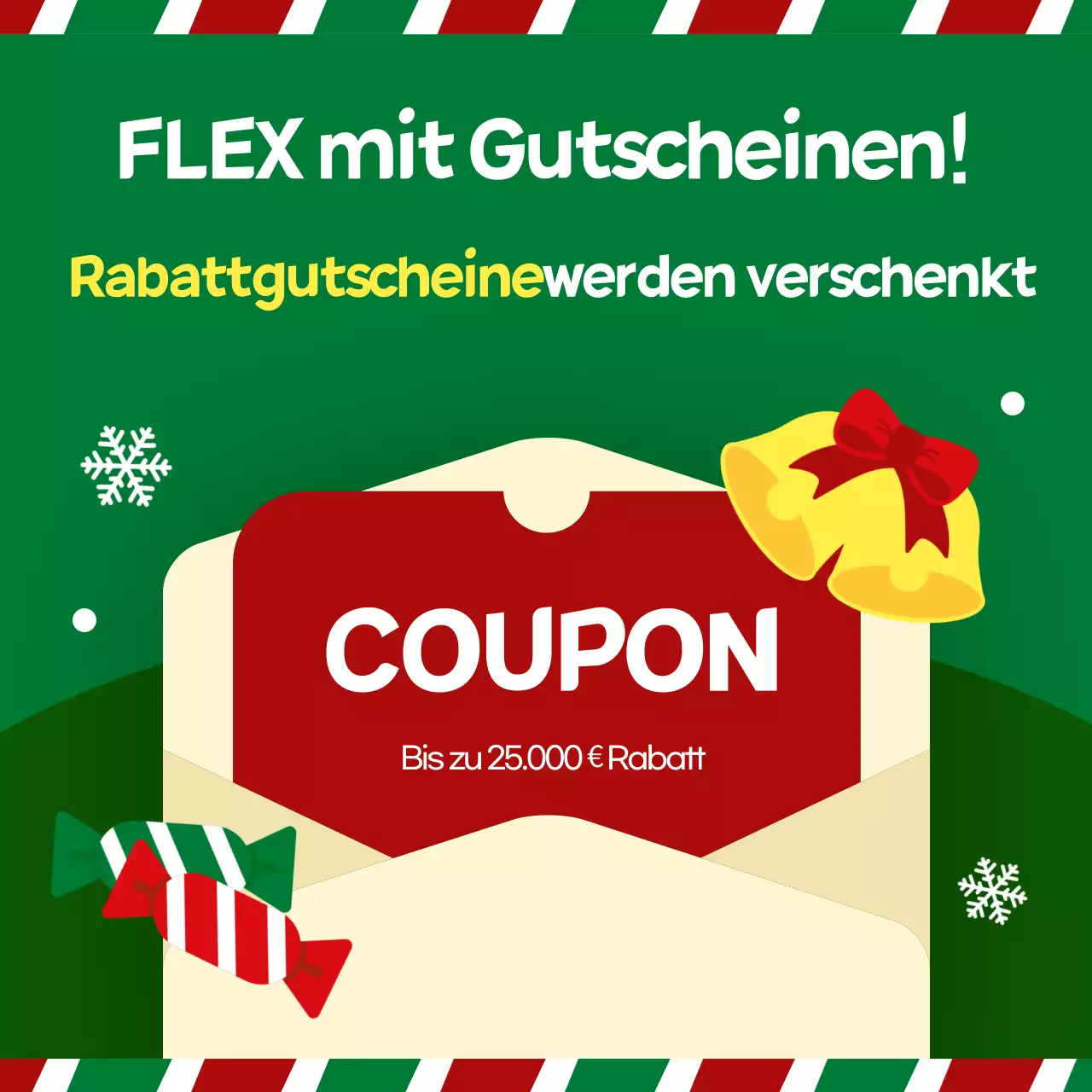 Green Simple Weihnachts-Gutschein