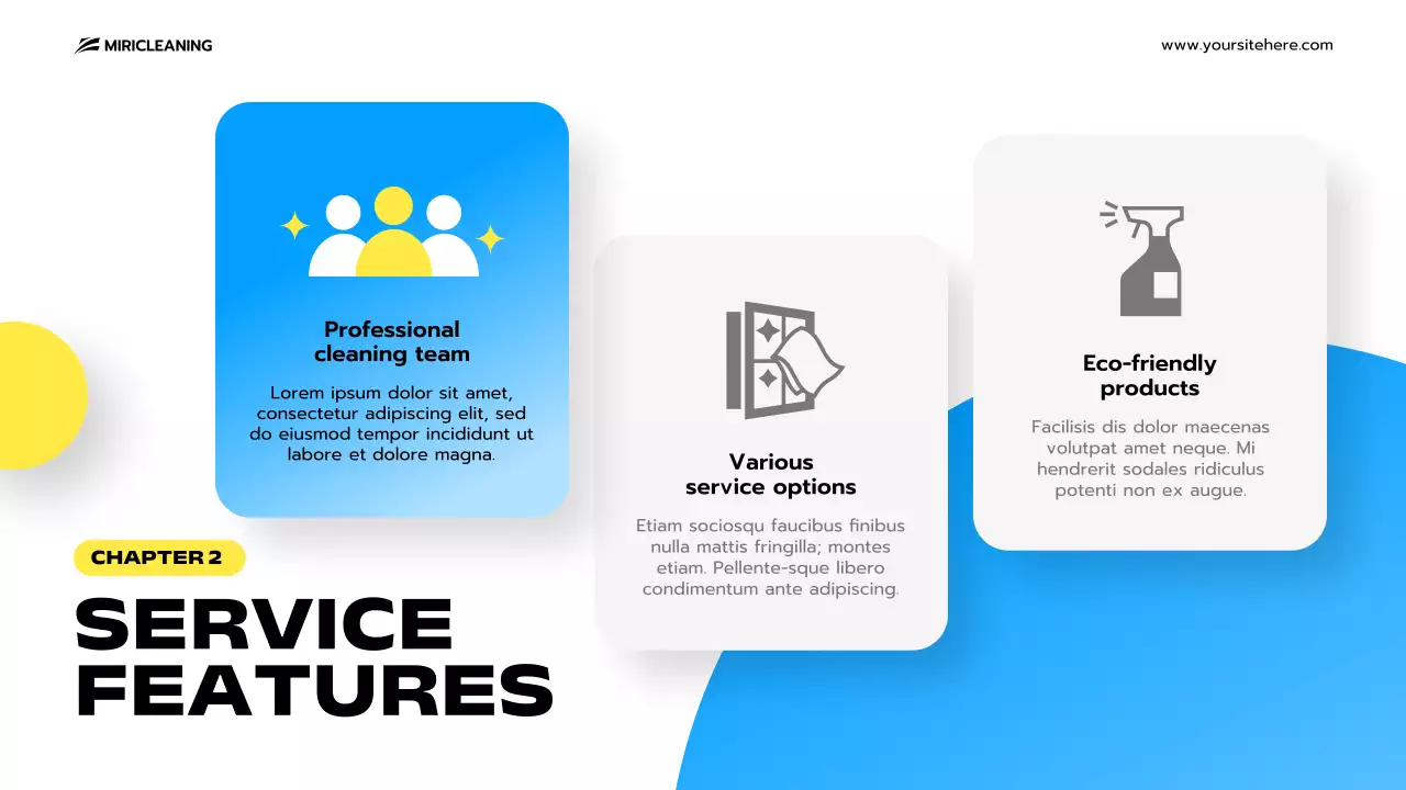 Blue Clean Cleaning Promotion Presentation