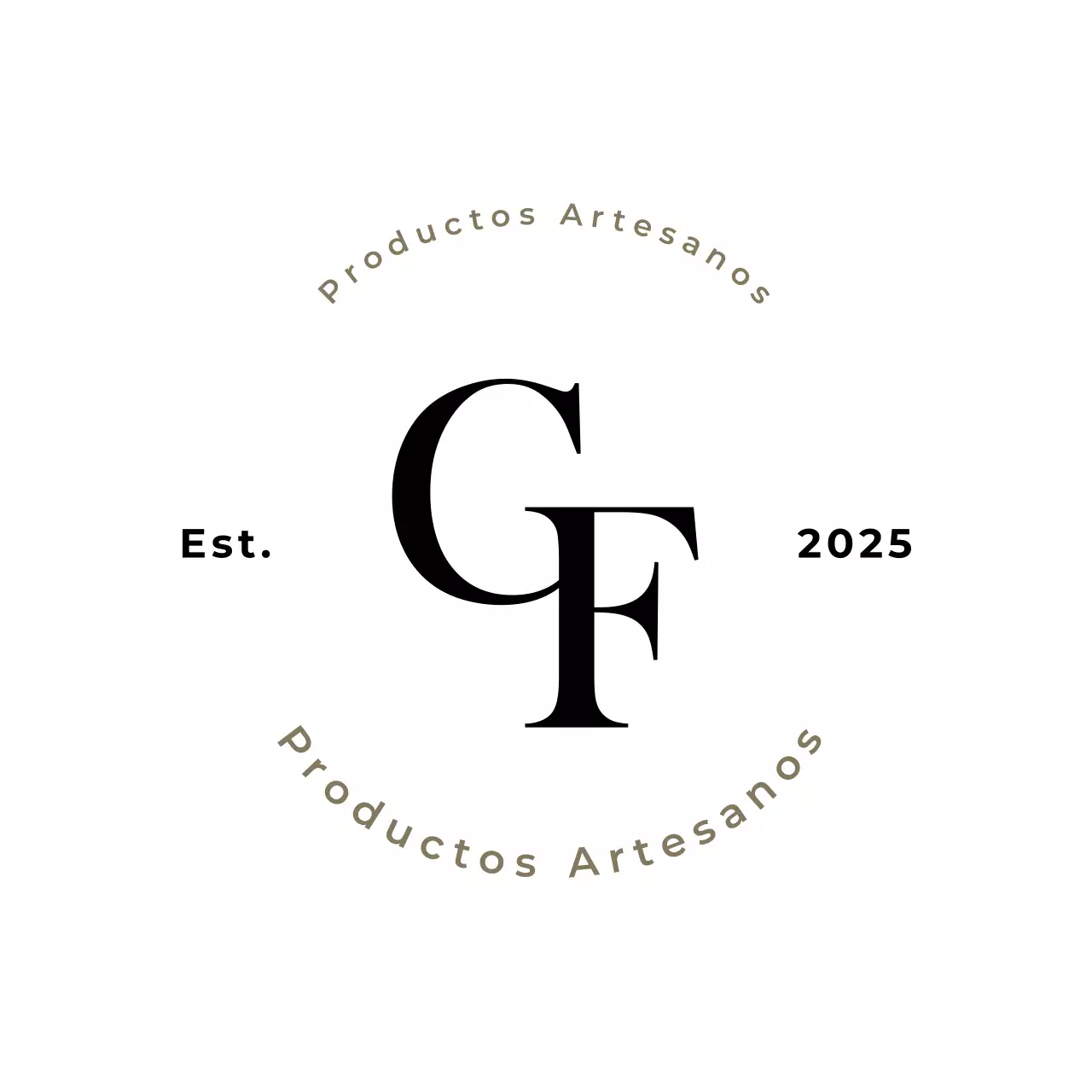 logotipo artesano minimalista negro