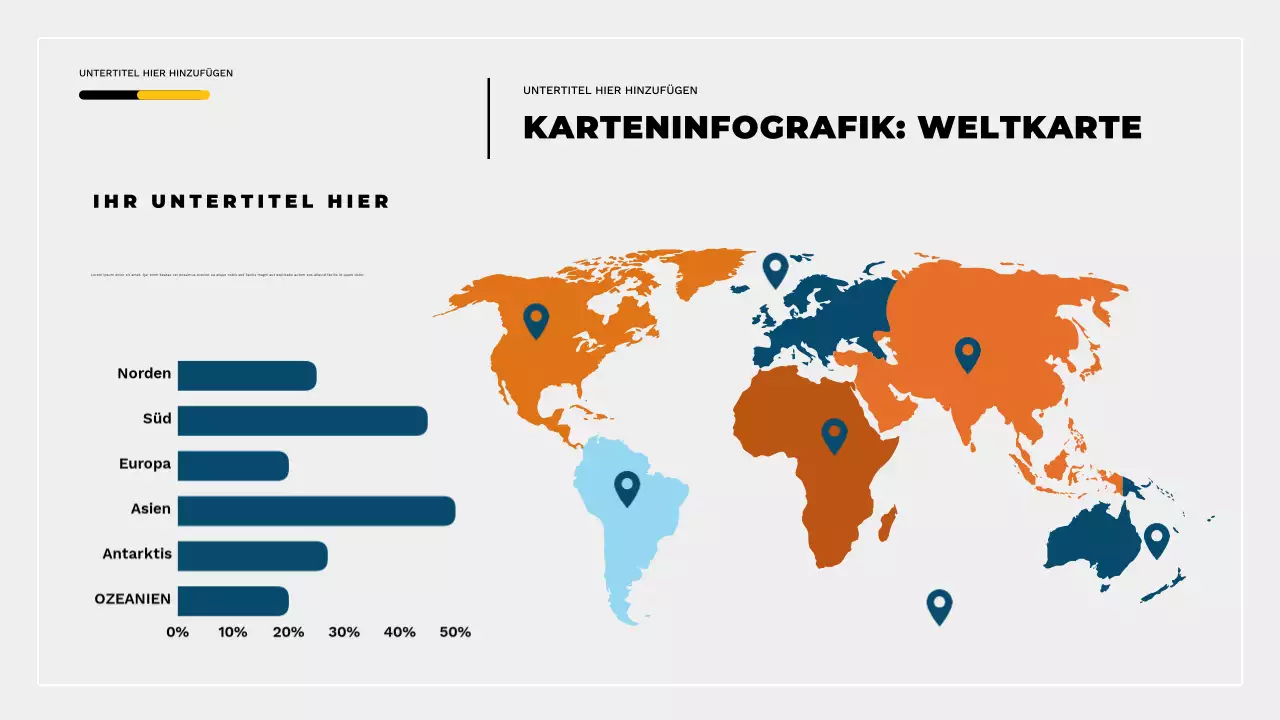 blaue moderne Welt infografischer Leitfaden