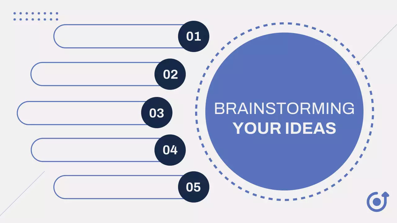 Blue Modern Brainstorming Presentation