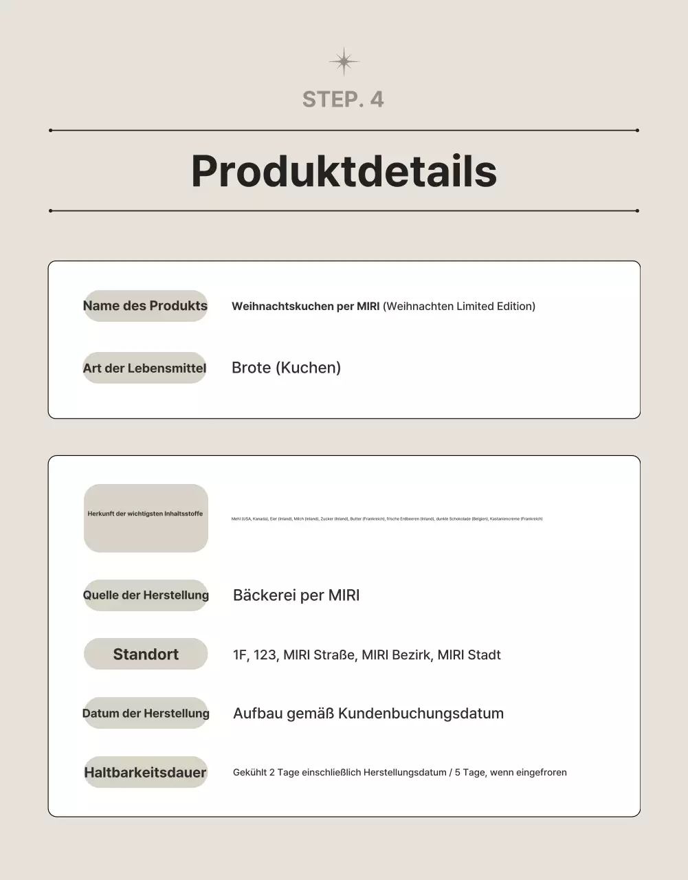 Rote Vintage-Weihnachtstorte Promotion