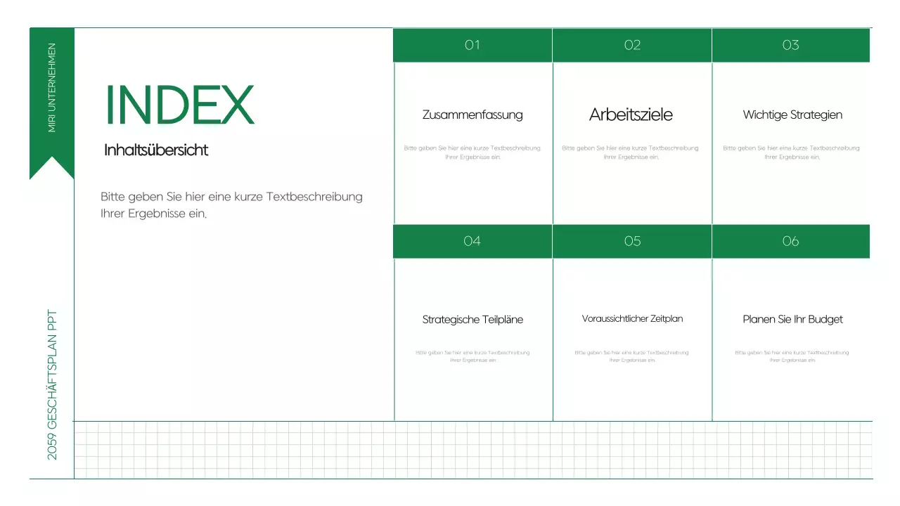 Zusammenfassung Planung eines sauberen Arbeitsplans