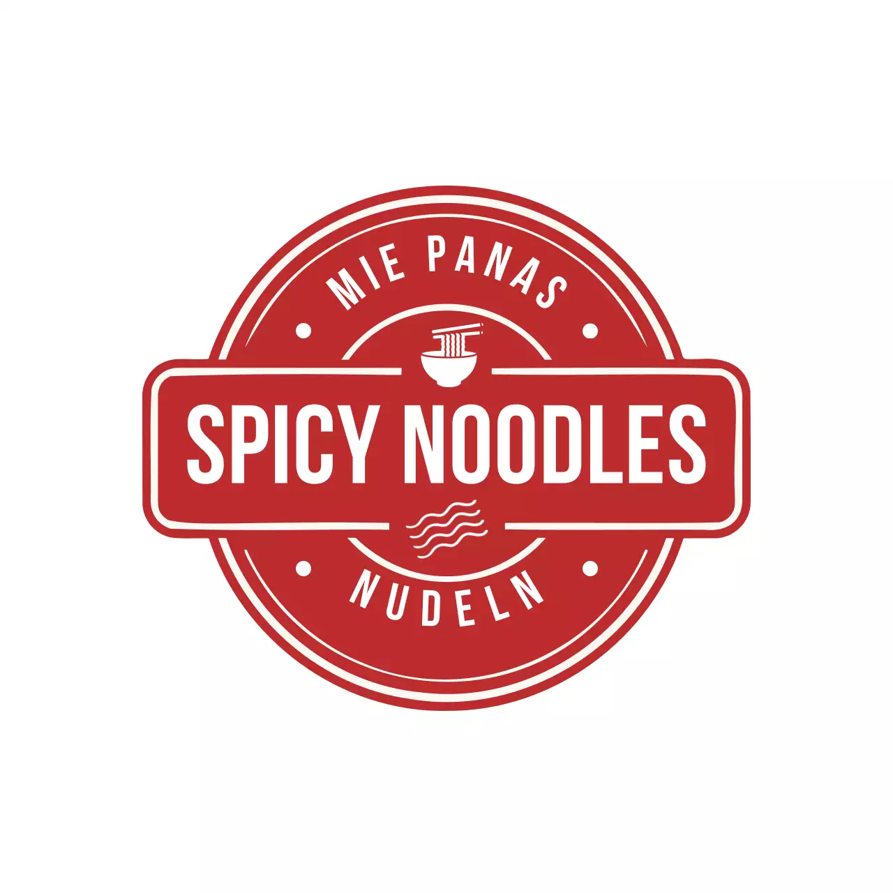 rote Vintage-Lebensmittelwerbung