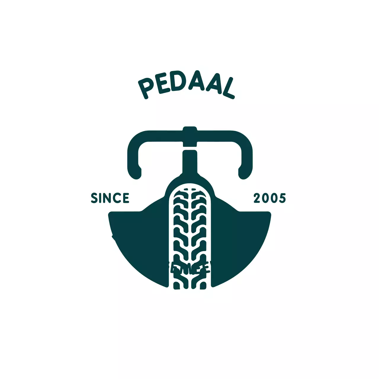 Groen minimaal fietslogo