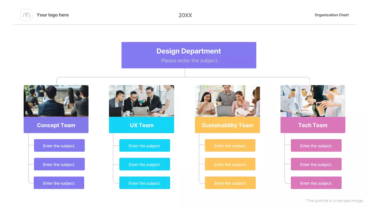 Colorful Minimal Organization Presentation