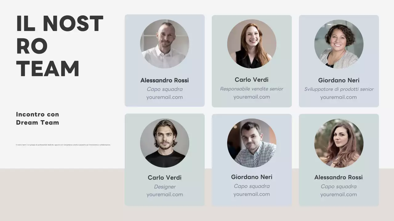 documento di business plan moderno grigio