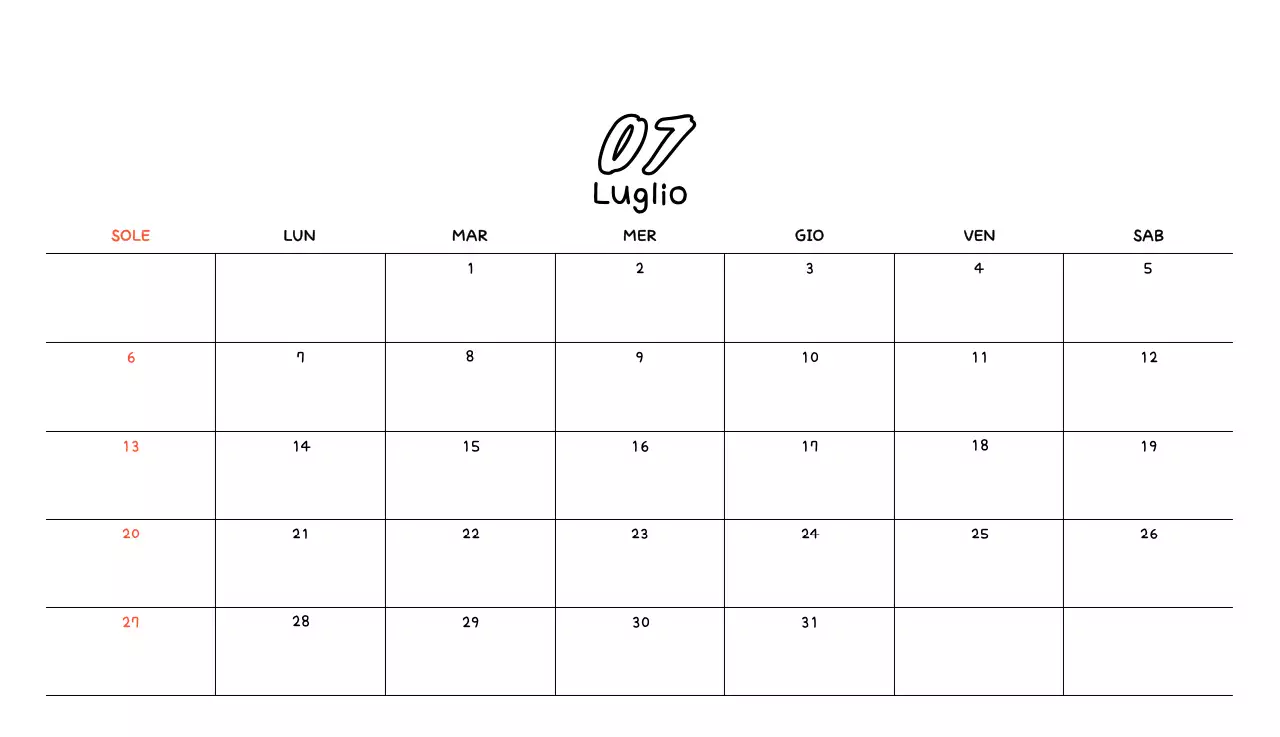 Calendario giallo con foto carine