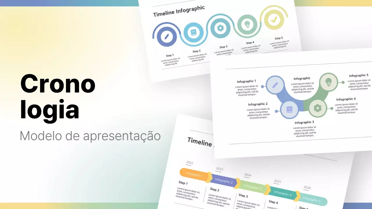 guia infográfico moderno do arco-íris