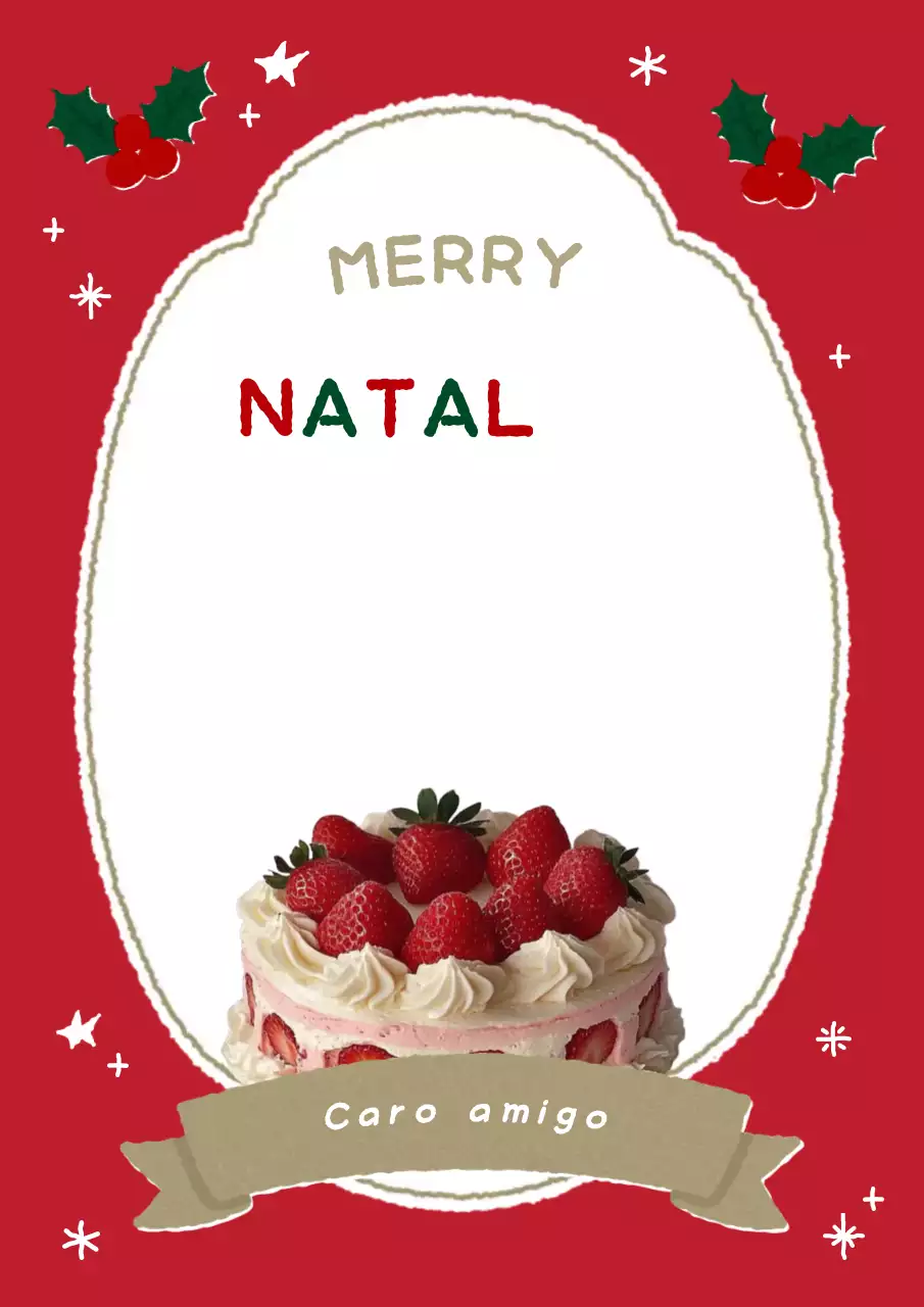 Artigos de Natal vintage em vermelho e dourado