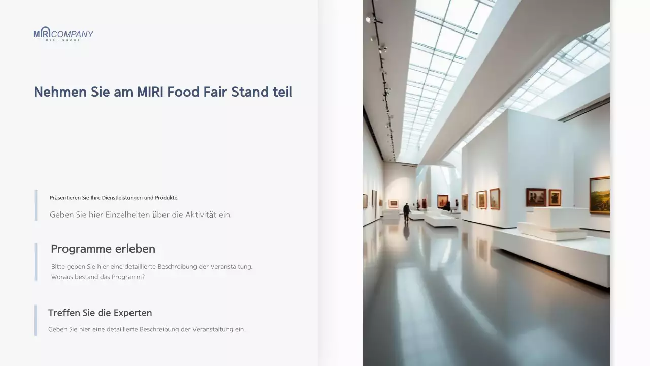 Weißes modernes Unternehmen Jahresendbericht