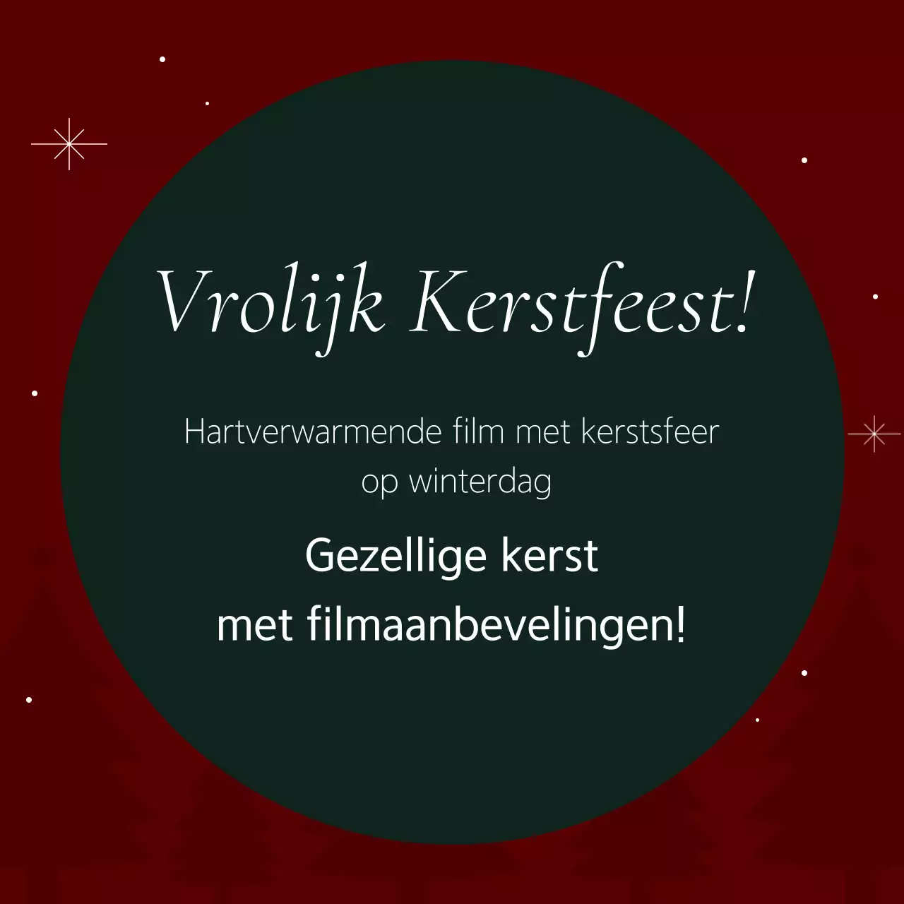 Rode gezellige kerstcadeautjes