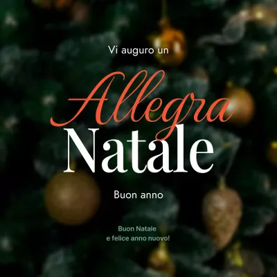 Biglietto di Natale classico astratto