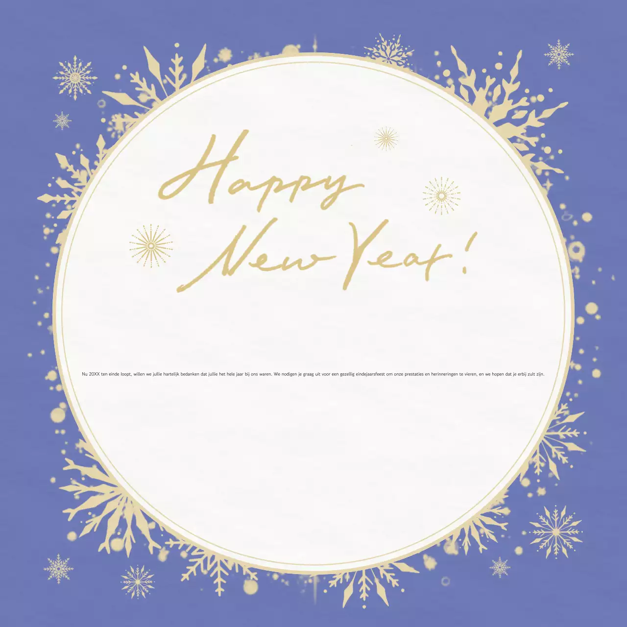 Blauwe eenvoudige kerstgroeten