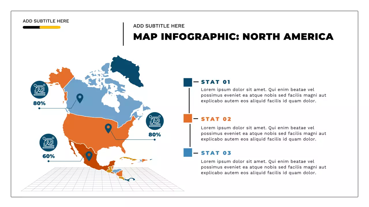 Blue Modern World Maps Guide Presentation