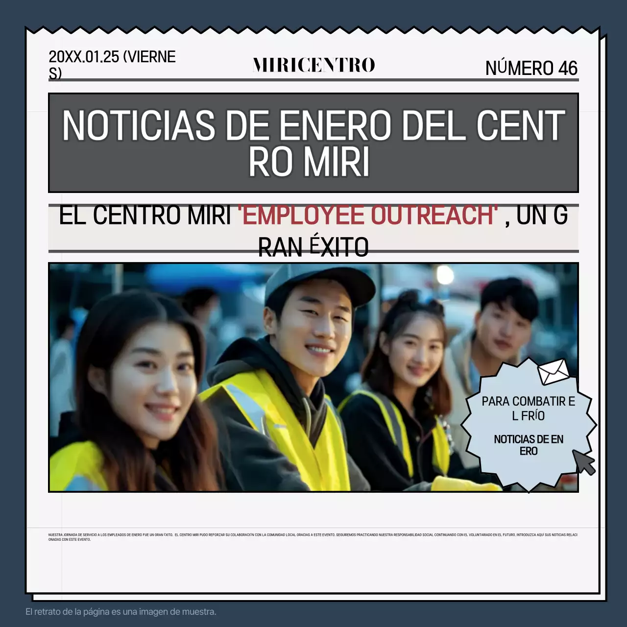 Guía de voluntarios Blue Modern