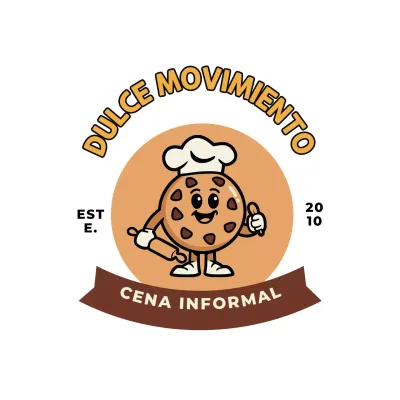 logotipo de panadería retro marrón