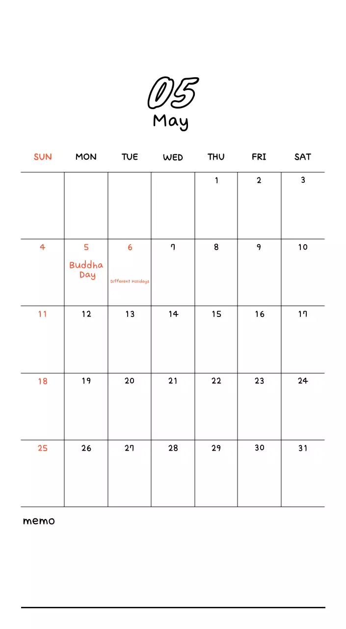 Adorable photo calendar