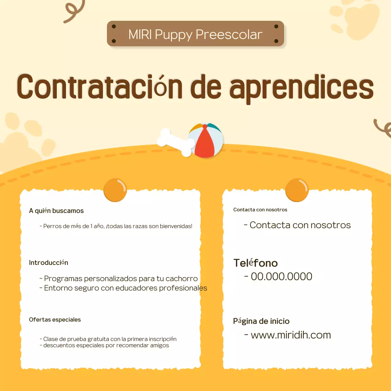 Promover la guardería de peluches amarillos