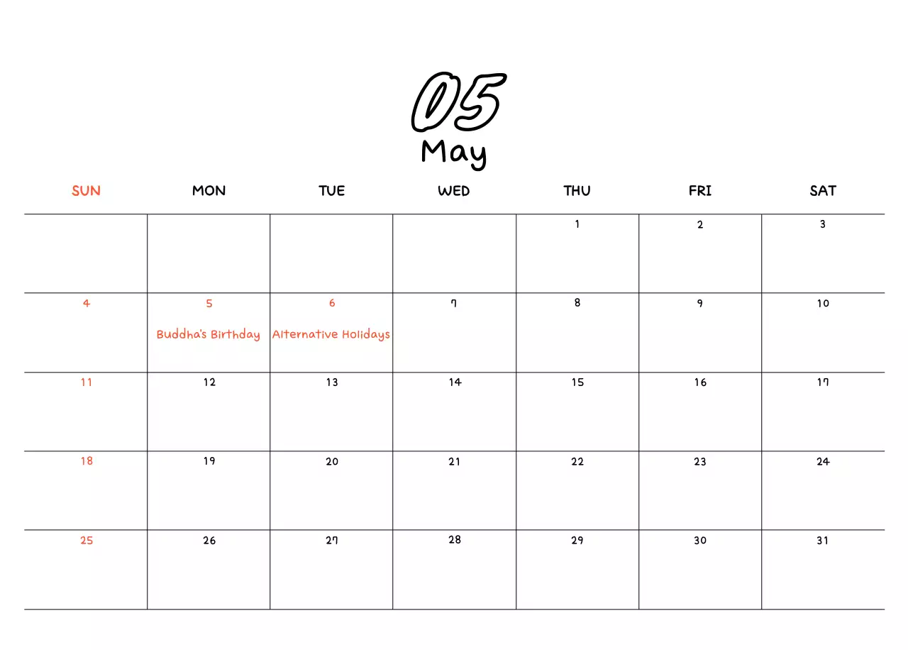 Kalender foto Tahun Baru yang lucu