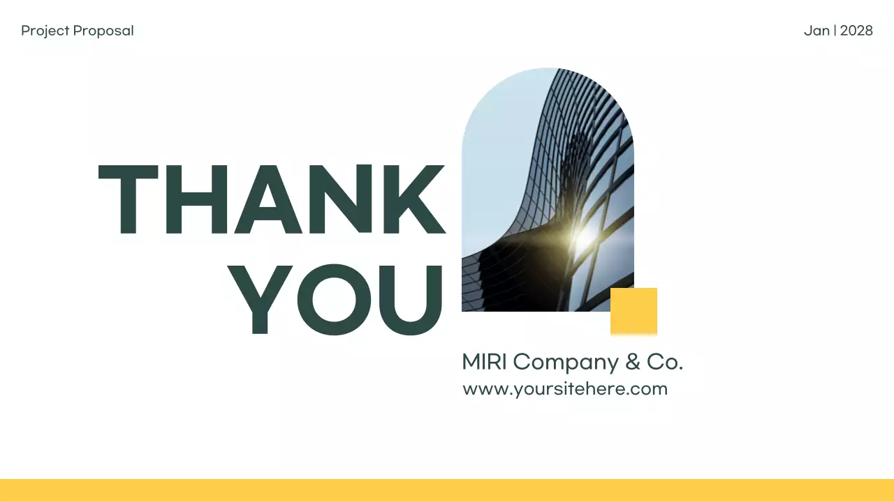 Green Modern Project Proposal Presentation