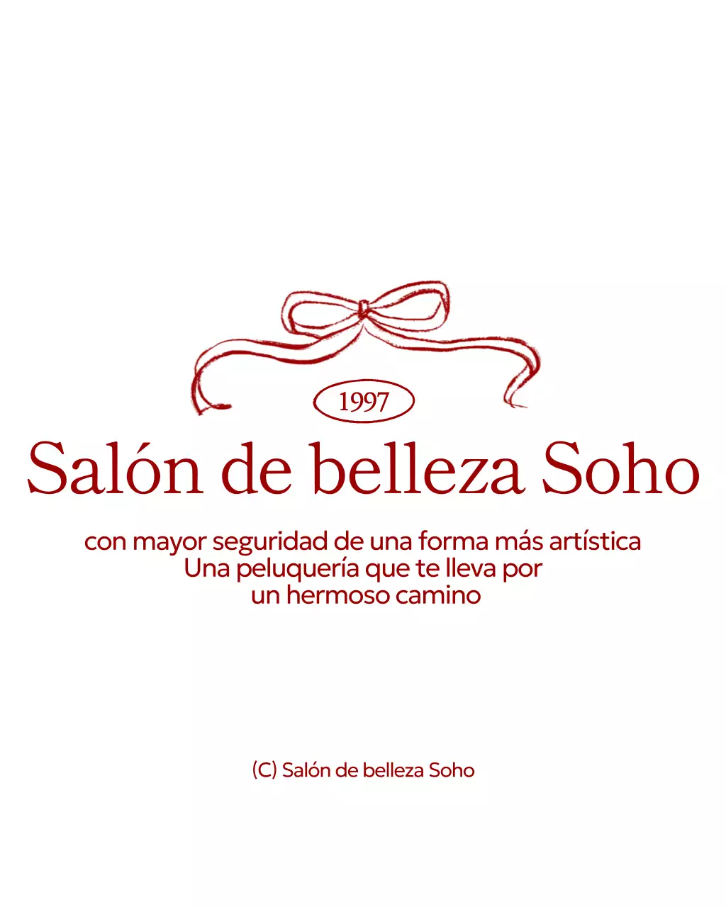 Logotipo sencillo de salón de belleza