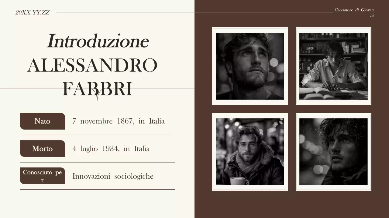 Presentazione della biografia moderna nera