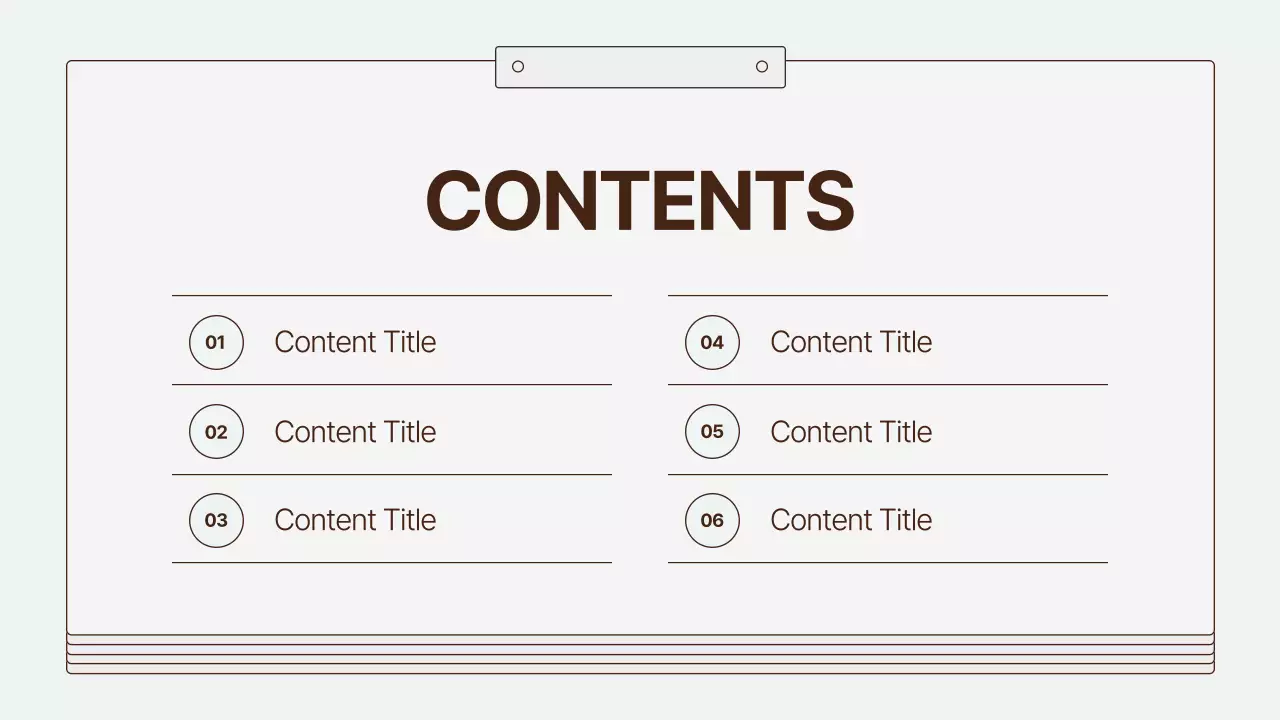 Apresentação do documento do relatório profissional branco