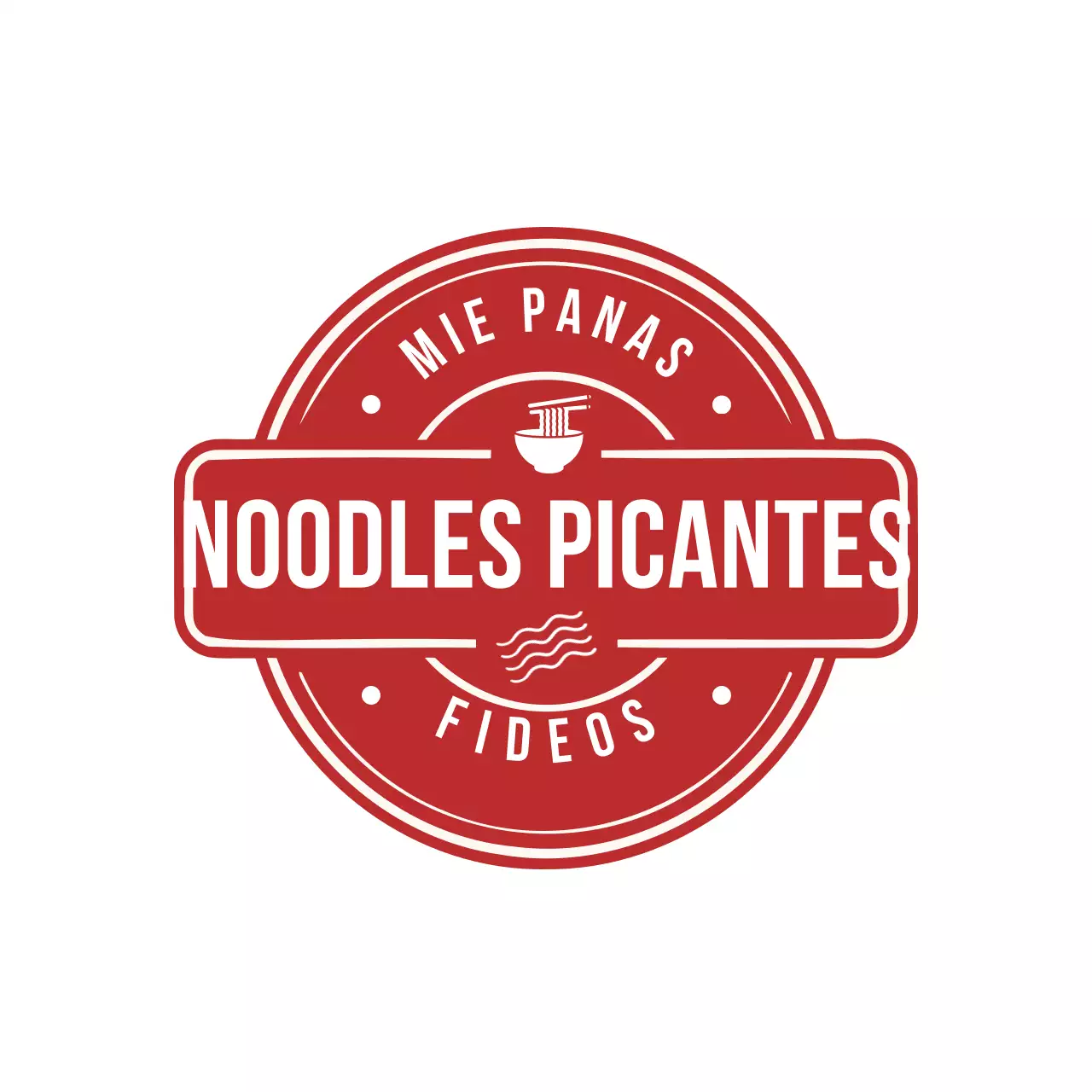 anuncio rojo vintage de alimentos