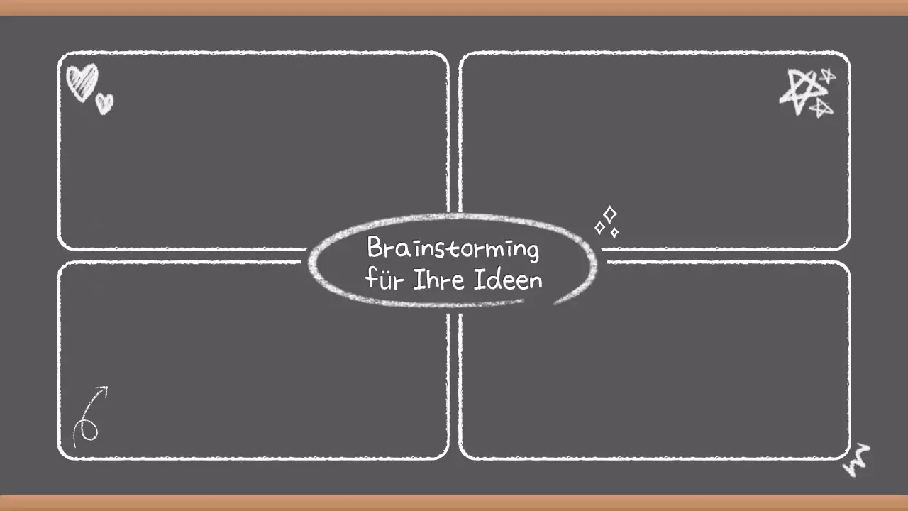 Grey Vintage Brainstorming Präsentation